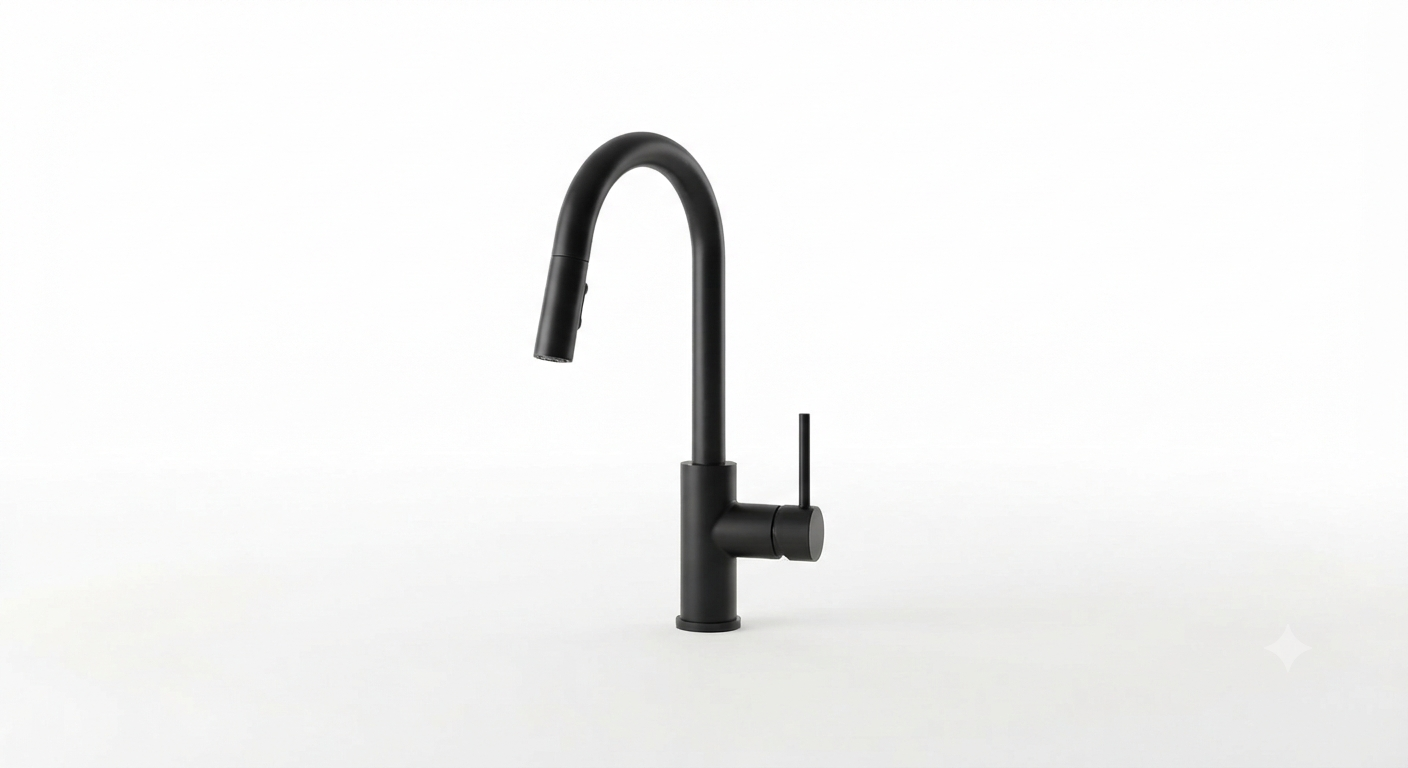Matte-Black-Kitchen-Faucet